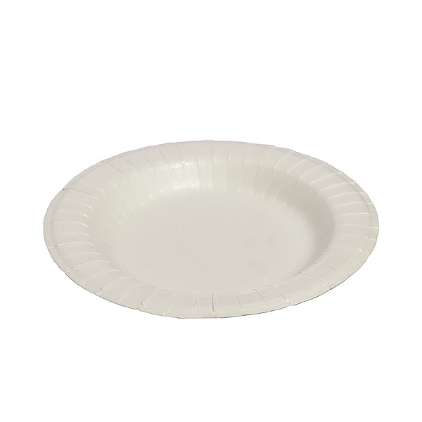 Transitions2earth PFAS-Free Non-Toxic Compostable 6" Round Plate - Package of 100 - Plant a Tree With Each Item Purchased!